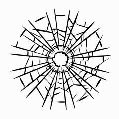 Obraz premium Compass star vector illustration with abstract circular background