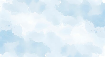 Fototapeta premium Soft Blue Watercolor