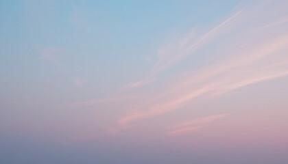 Serene sunset sky over calm ocean aerial view tranquil atmosphere