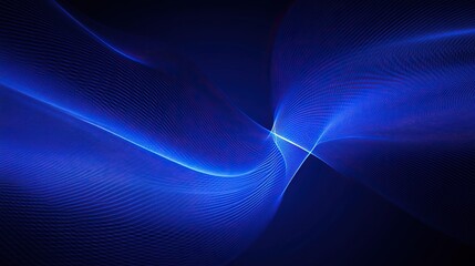 Blue Glow Particles in Abstract Gradient Lighting, Symbolizing Creativity and Innovation
