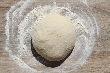 dough prepared by hand