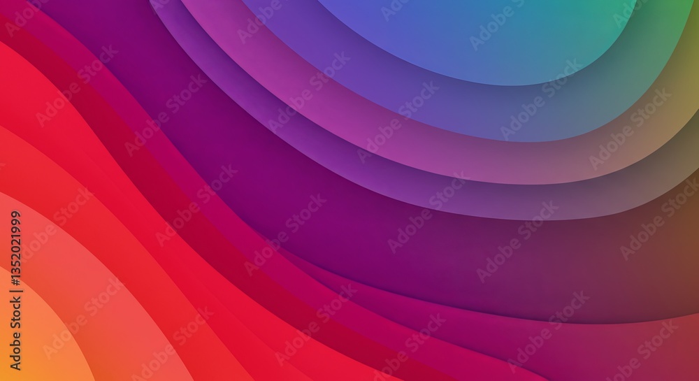 Poster a colorful, abstract background with a rainbow of colors