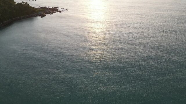 Por do Sol no Mar de Florian&oacute;polis