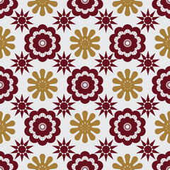 Navajo tribal vector seamless pattern. Native American ornament, Ethnic South Western d&eacute;cor style.  Boho geometric ornament. Vector seamless pattern. Mexican blanket rug. Woven carpet illustration. 