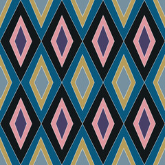 Navajo tribal vector seamless pattern. Native American ornament, Ethnic South Western d&eacute;cor style.  Boho geometric ornament. Vector seamless pattern. Mexican blanket rug. Woven carpet illustration. 