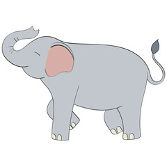 flip flop handrawn line and color style illustration