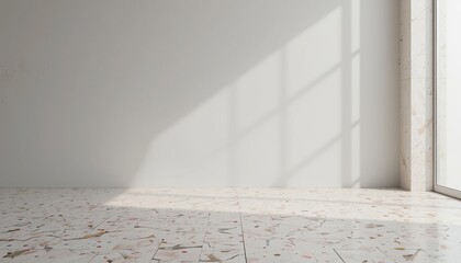 Natural light streaming through windows minimalist indoor space photography modern architecture bright environment aesthetic concept