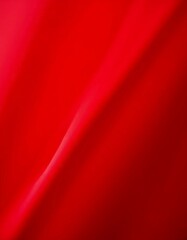 Silk fabric in a bold red hue flows effortlessly in soft waves, catching light with every curve, creating a captivating display of texture and color, ideal for elegant decor Generative AI