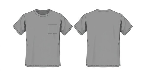 Illustrator T-Shirt Mockup Design Guide - Blank Space for Branding