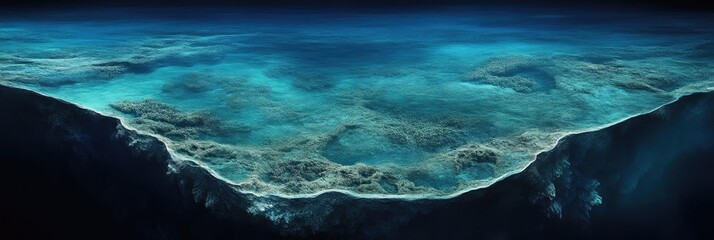 Submerged Underwater Landscape