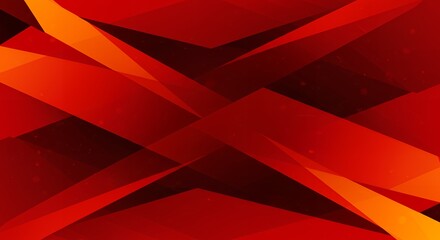 Dynamic Red Orange Geometric