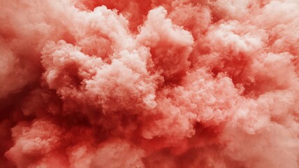 Fototapeta premium Abstract Red and Pink Powder Explosion Texture