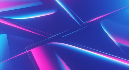 Futuristic Neon Purple Lines