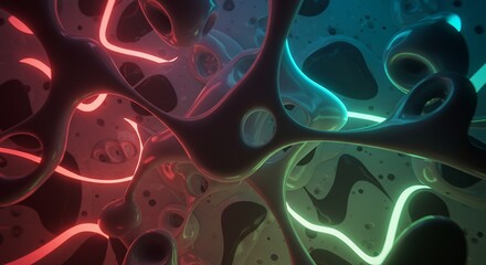 Vibrant Blue Purple Waves