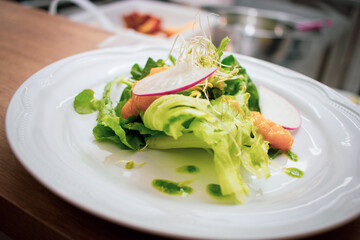 Exquisite Restaurant Plated Dish