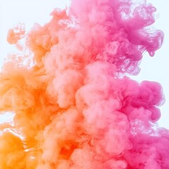 Fototapeta premium Abstract Colorful Ink Clouds.