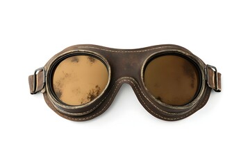 Historic Military Flight Eyewear isolated on white background