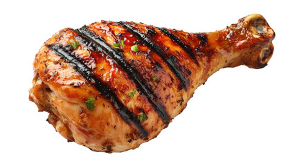Grilled Chicken Drumstick Closeup