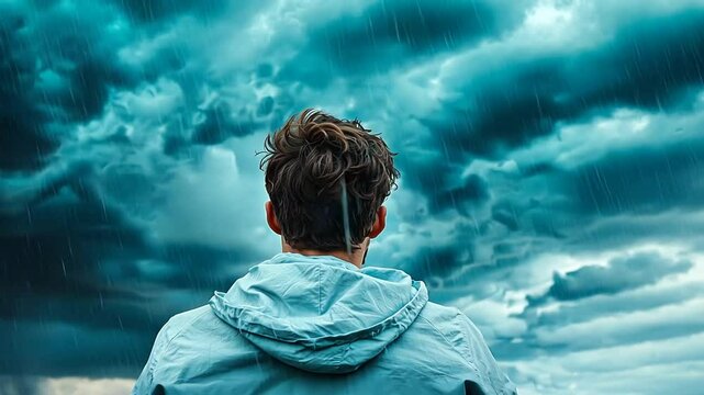 Ashot from Behind Symbolizing Resilience Beyond the Storm