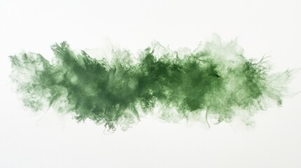 Abstract Green Watercolor Wash: A Serene and Textured Masterpiece