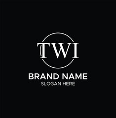TWI Logo Design – Stylish and Versatile for Creative Assets

