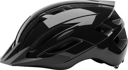 Sleek Black Bicycle Helmet Design Safety Gear for Cycling Enthusiasts