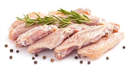 chicken wings isolated on white background