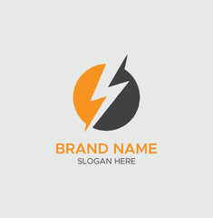 Modern Lightning Bolt Logo | Stock Vector for Branding

