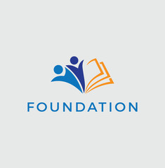 Foundation Logo – Education and Charity Symbol for Nonprofits

