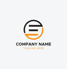 E Monogram Logo – Elegant and Modern Lettermark Design

