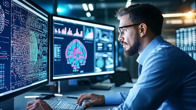 Revolutionary AI technology converting raw data into actionable business insights.