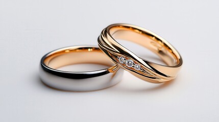 Celebrate your love and marriage with gold and silver rings, jewelry that will sparkle and shine. Adorned with diamonds for your special wedding day.