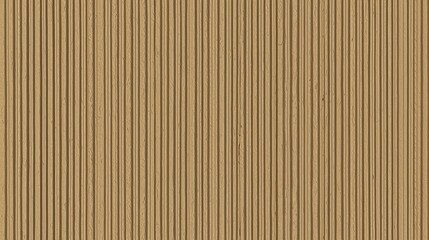 Fototapeta premium Corrugated Cardboard Texture: A close-up shot showcases a corrugated cardboard texture with repeating vertical lines, conveying a sense of rustic simplicity and structural design.