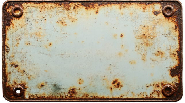 Rusty Metal Plate Background