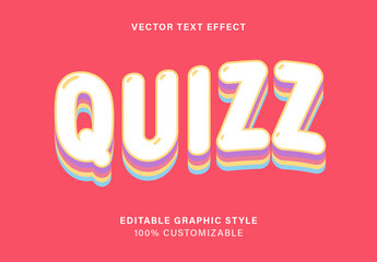 Colorful Layered 3D Bold Playful Retro Text Effect
