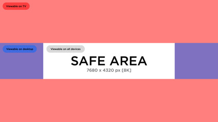 Youtube Cover Banner Template [8K]