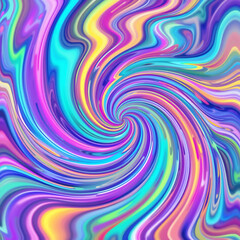 Colorful Swirl Abstract Background