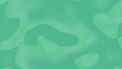 Abstract Green Waves Create a Serene and Fluid Background Image