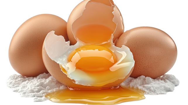 broken egg shell