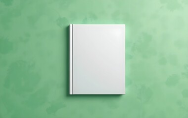 White blank Children's Book Mockup, white blank book or notebook Mockup, book cover mockup, notebook cover mockup
