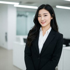 Confident Asian Businesswoman – Professional Corporate Headshot