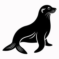 Classic Black Sea Lion Shape