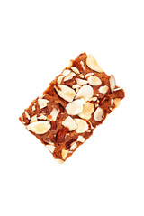 cookies Biscuit with nut on a transparent background