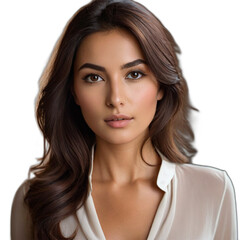 Obraz premium woman, beauty, hair, face, model, eyes, fashion, 