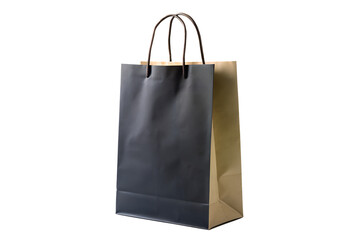 Simple yet stylish black kraft paper bag template, perfect for digital and print advertising.