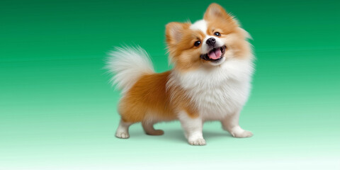 Playful Puppy Covered in Colorful Paint Splashes