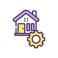 fire security vector icon