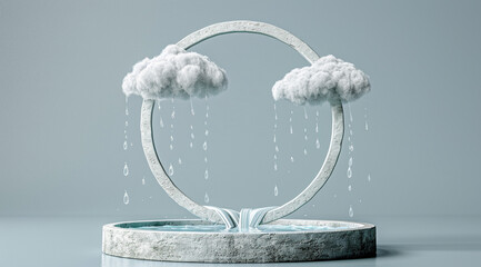 water flowing into a shower