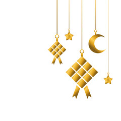 Islamic Lantern Decoration Pictures for Eid, golden, gold, muslim