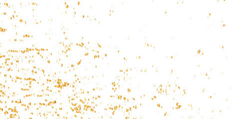 Abstract luxury golden confetti glitter and dust falling down on transparent background. Beautiful golden light background. Shiny glittering dust background. Vector illustration.